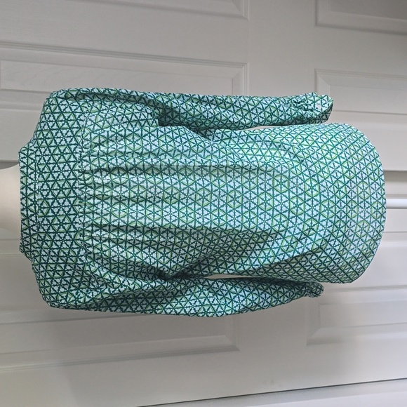 Rose & Olive Green Blouse Sz. Medium - Picture 2 of 4